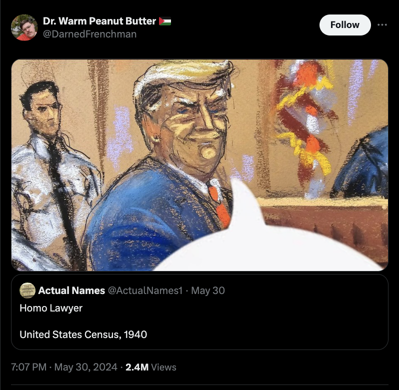 trump court drawings - Dr. Warm Peanut Butter Actual Names May 30 Homo Lawyer United States Census, 1940 2.4M Views